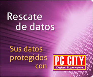 Rescate de datos - Sus datos protegidos con PC City